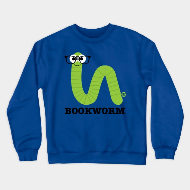 BOOKWORM Crewneck Sweatshirt by toddgoldmanart